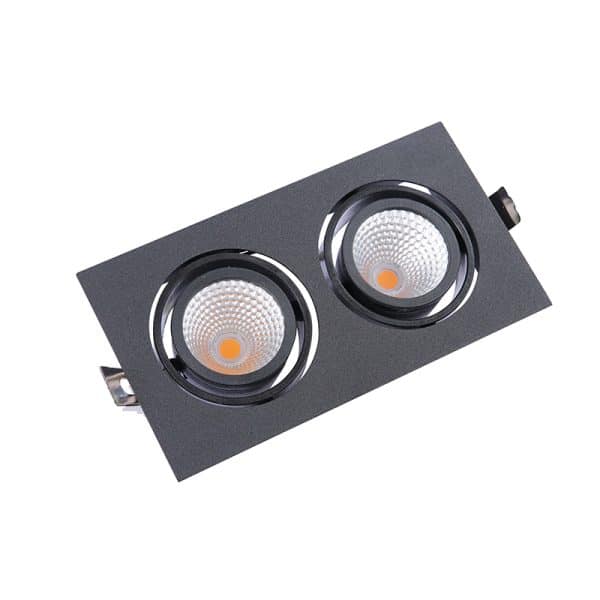 Siva Alti Ikili Led Spot Mini Hareketli