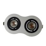 Sıva Altı Hareketli Oval Led Spot 2X10W 1 P1070823