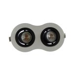 Sıva Altı Hareketli Oval Led Spot 2X10W 2 P1070827